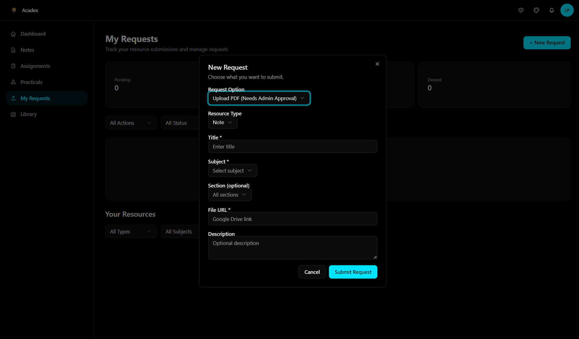 Acadex — Academic Management Platform — View 19