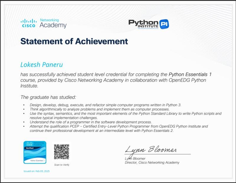 Python Essentials 1