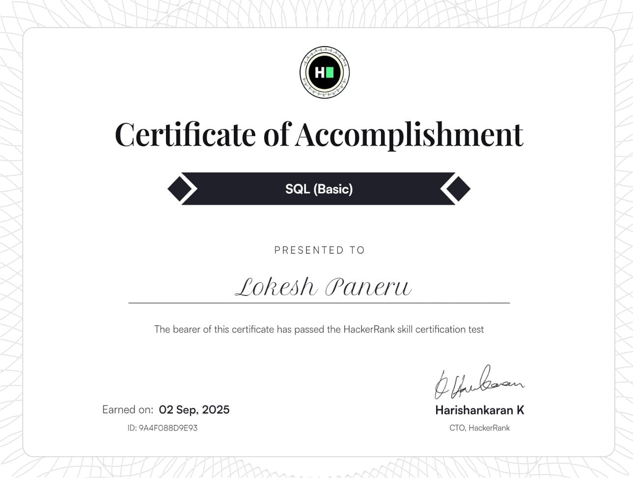 SQL (Basic)