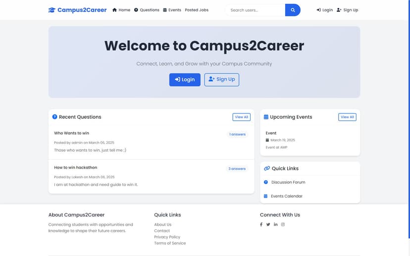Alumni Connect Platform (AMP-Devs)